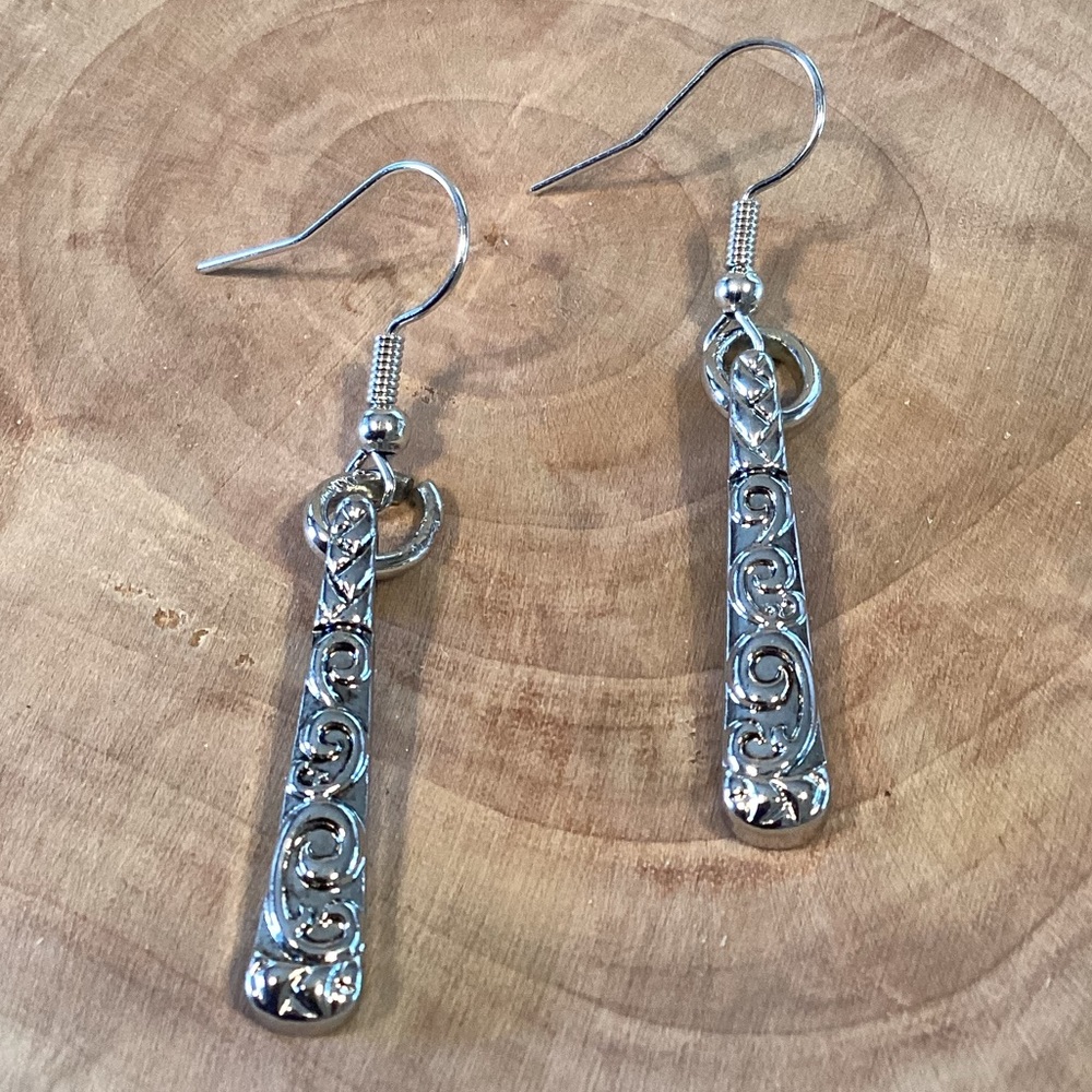 Filigree Bar Earrings